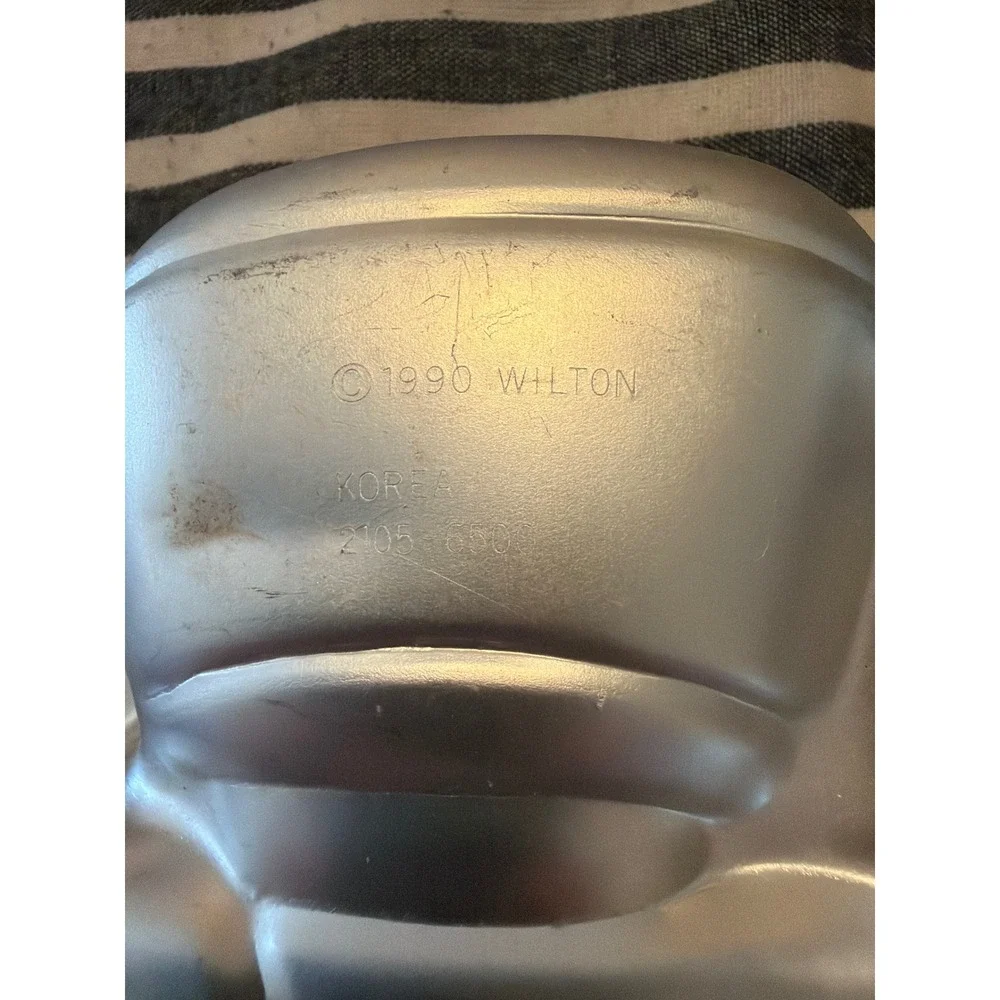 Vintage Wilton Little Train Cake Pan 1990 Aluminum Locomotive Mold 2105-650